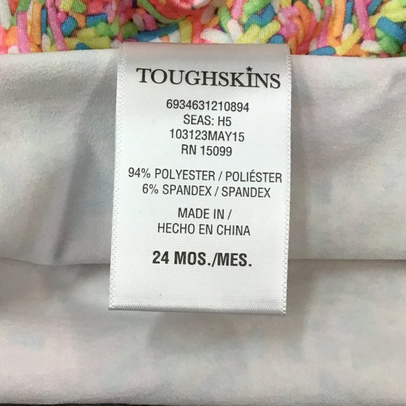 Toughskins | Girl's Sprinkle Leggings | Multicolour | 24 Months - Picture 3 of 3